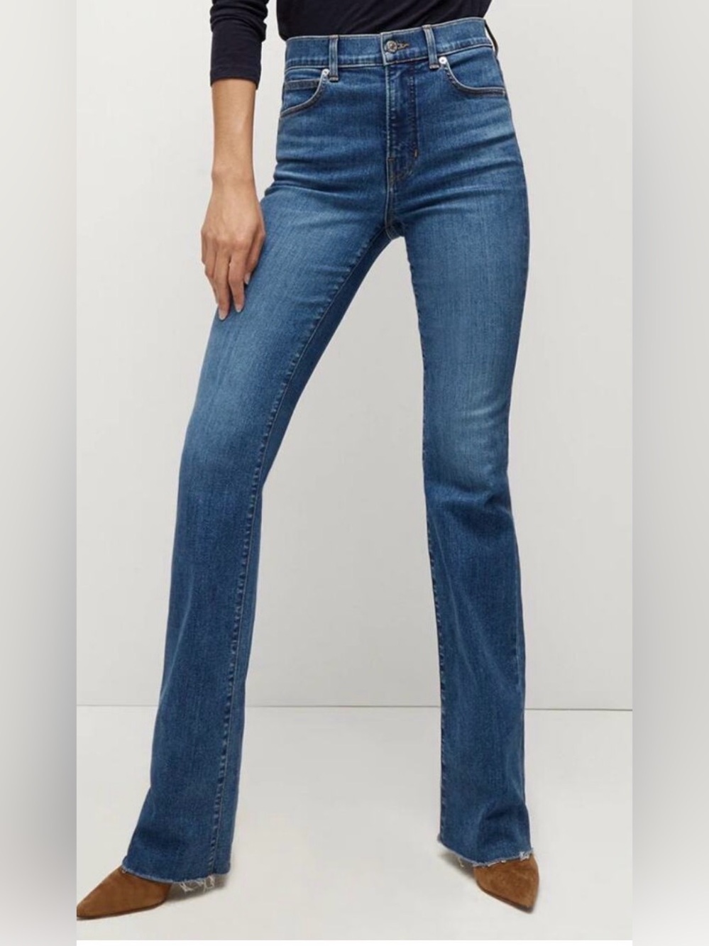 Veronica Beard Cameron Bootcut Raw Hem